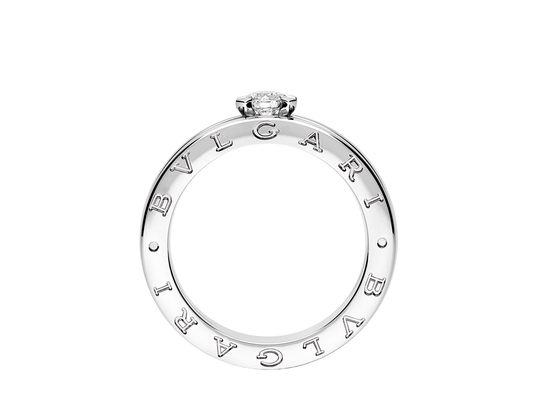 B Zero1 Ring White Gold 358380 Rings Bvlgari Official Store