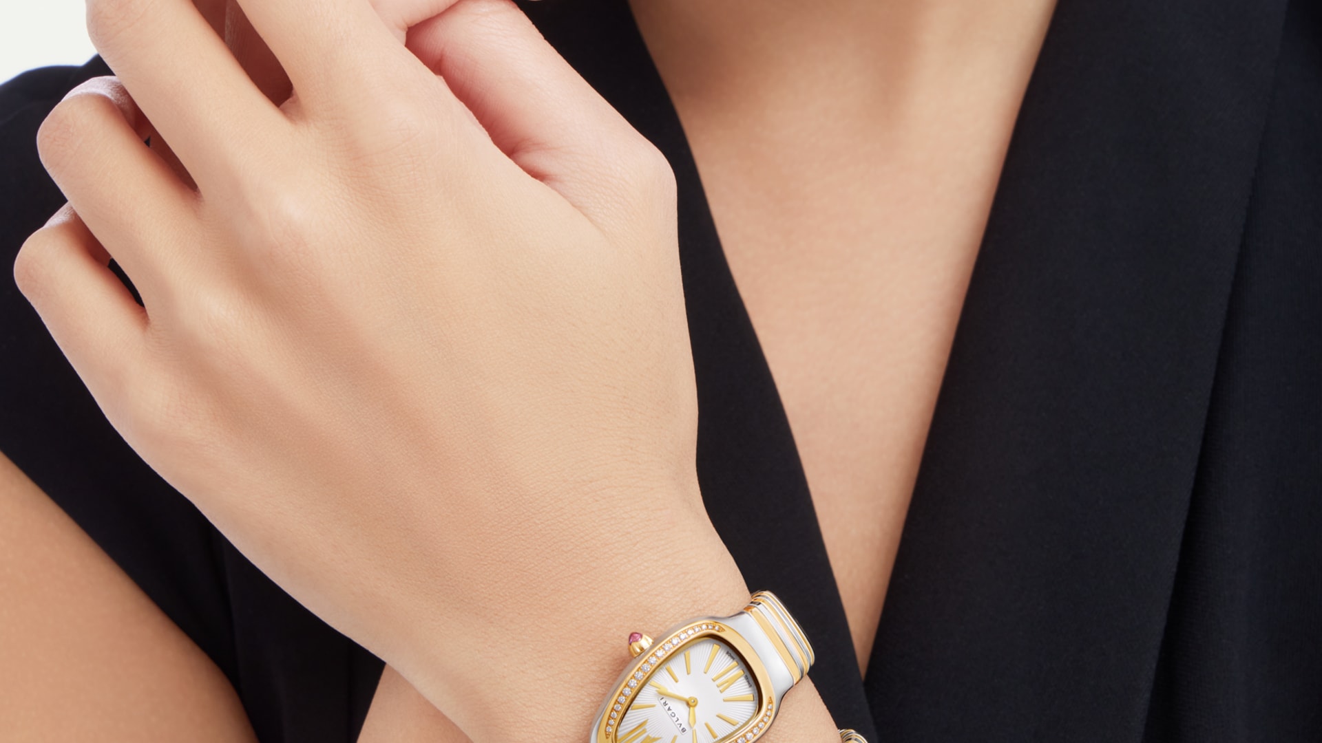 Serpenti Tubogas Watch Yellow Gold And Steel 103797 | Watches | Bvlgari ...