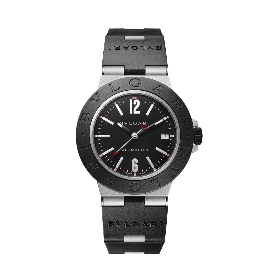 Aluminium Titanium Bvlgari Aluminium Watch Black 103445 | Bvlgari