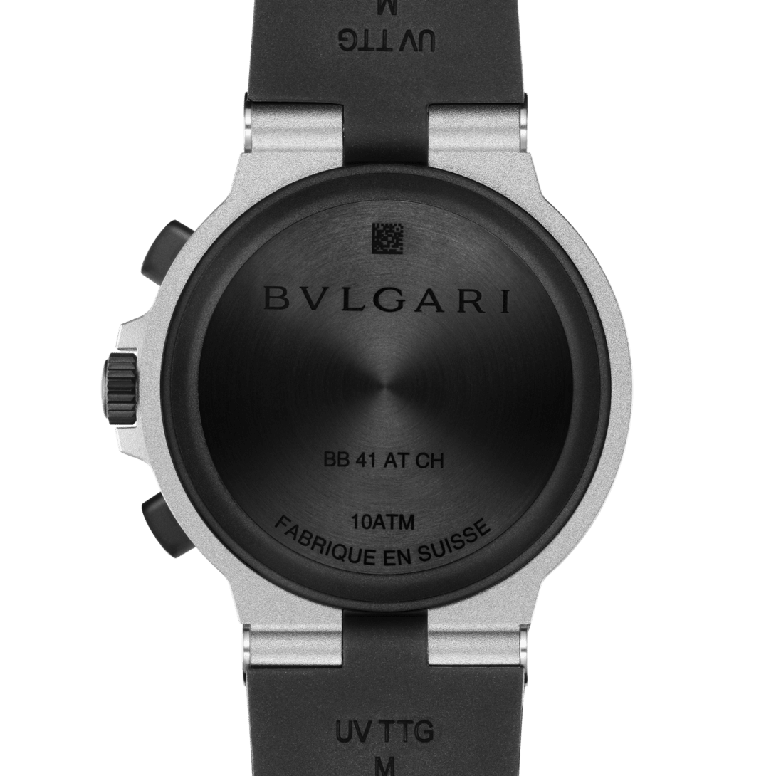 Aluminium Titanium Bvlgari Aluminium Watch Black 103868 | Bvlgari