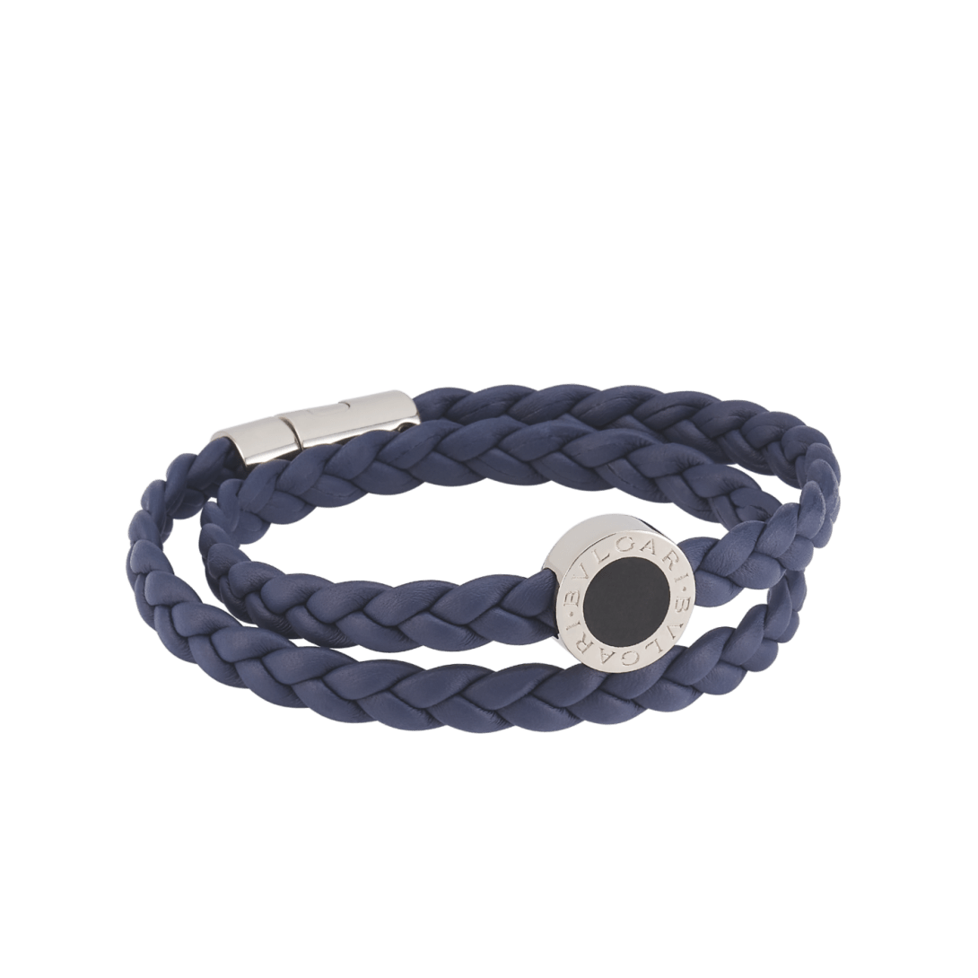 Bvlgari Bvlgari Leather Bracelet Calf Leather 292228 | Bracelets
