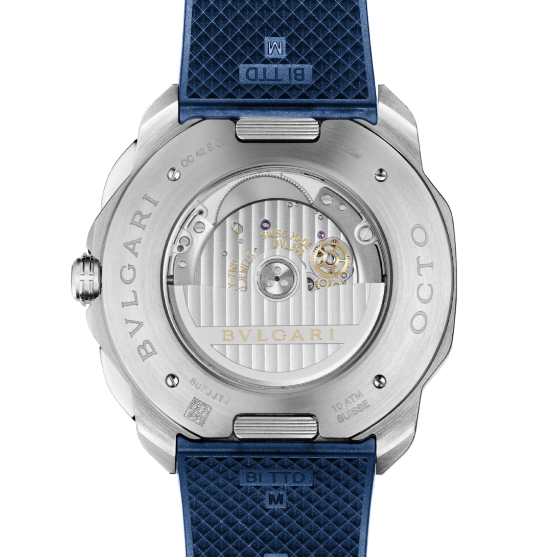 Steel Octo Roma Watch Blue 103829 | Bvlgari