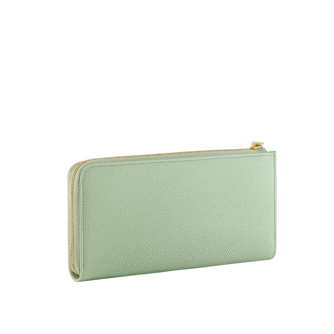 ブルガリ・ブルガリ ジップウォレット Calf Leather 295336