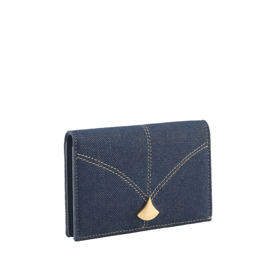 【本日限定値下げ】BVLGARI ディーヴァ ドリーム 二つ折り カードホルダー ディーヴァ ドリーム 二つ折り カードホルダー Denim 295447 | カード