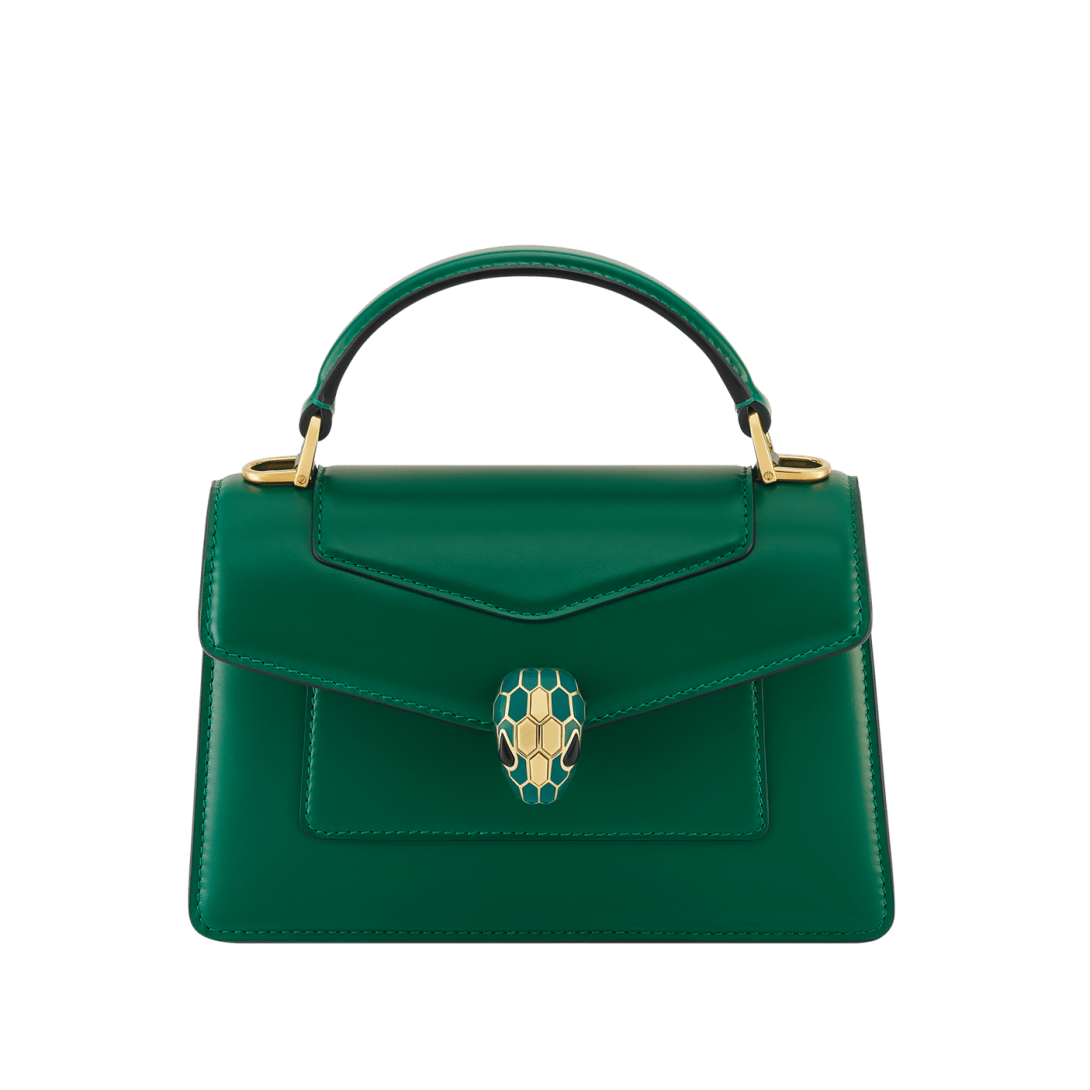Serpenti Forever Mini top handle bag Calf leather 295424 | Bags