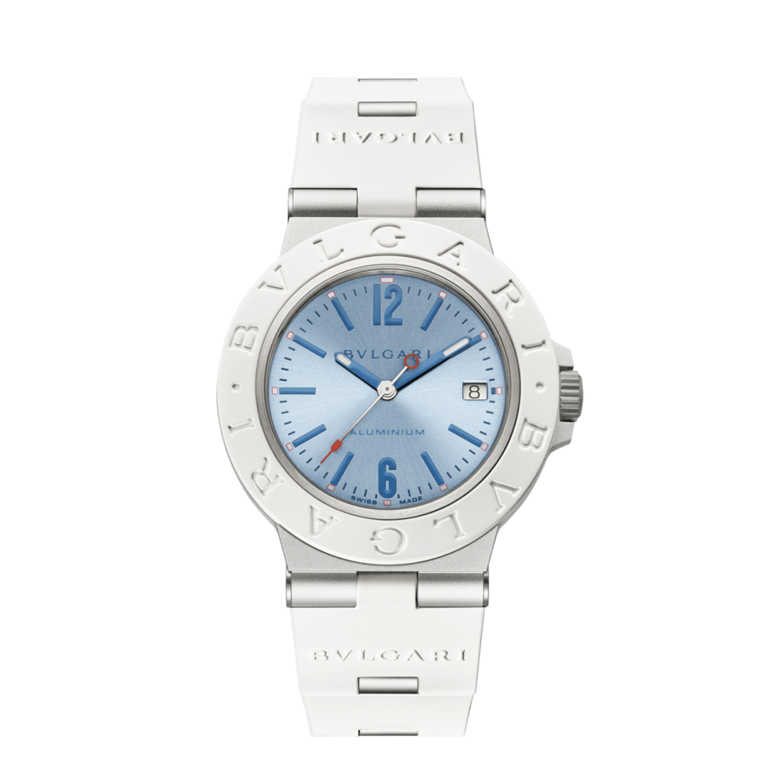 Aluminium Titanium Bvlgari Aluminium Watch Blue 104309 | Bvlgari