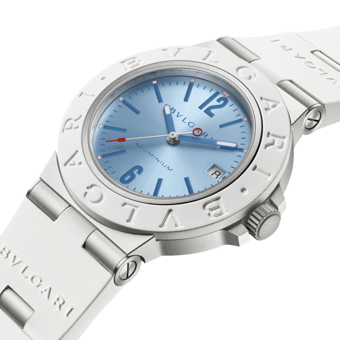 Aluminium Titanium Bvlgari Aluminium Watch Blue 104309 | Bvlgari