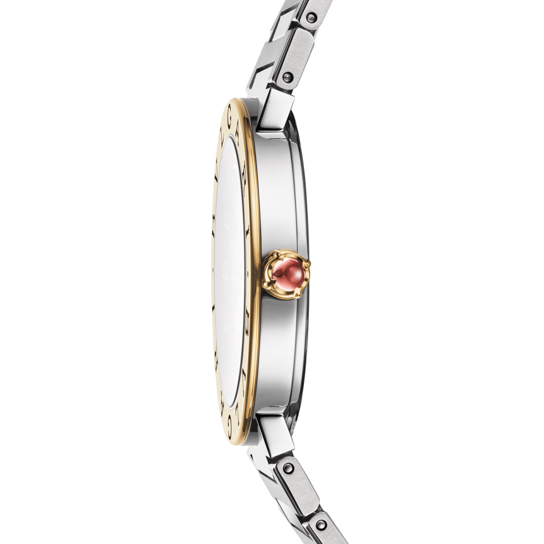 BVLGARI 腕時計 クォーツ シルバー/ゴールド Steel Bvlgari Bvlgari Watch Green with Mother of Pearl 104320