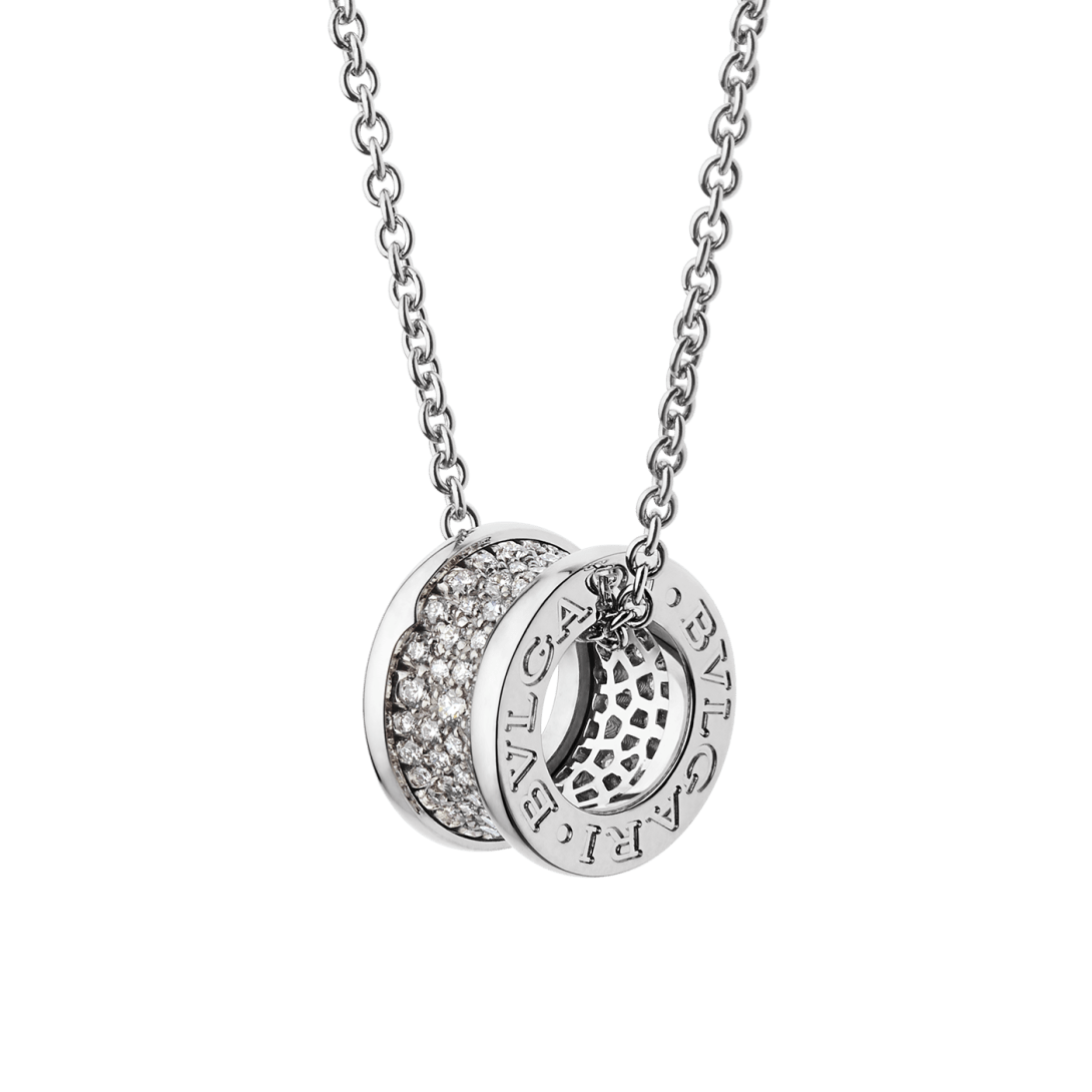 White gold B.zero1 Necklace with 0.87 ct Diamonds | Bvlgari