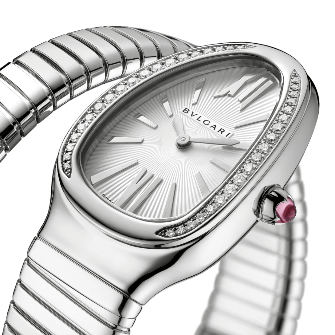 Serpenti Tubogas Steel Watch 101816 | Bvlgari Steel 101816
