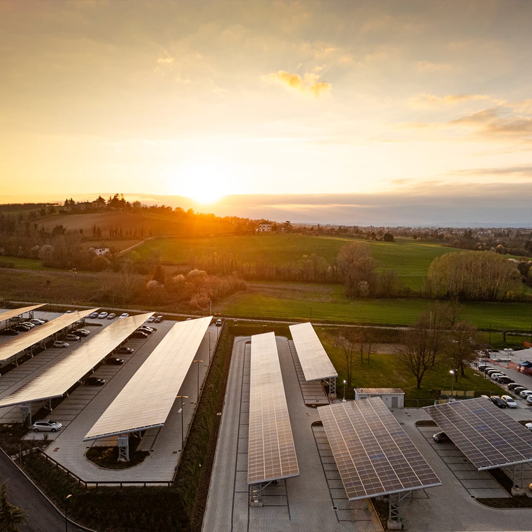 Creative image of solar panels in Valenza