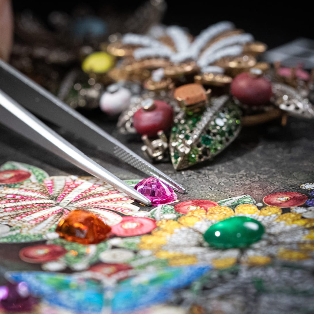 Picture representing gemstone, High Jewellery collection.