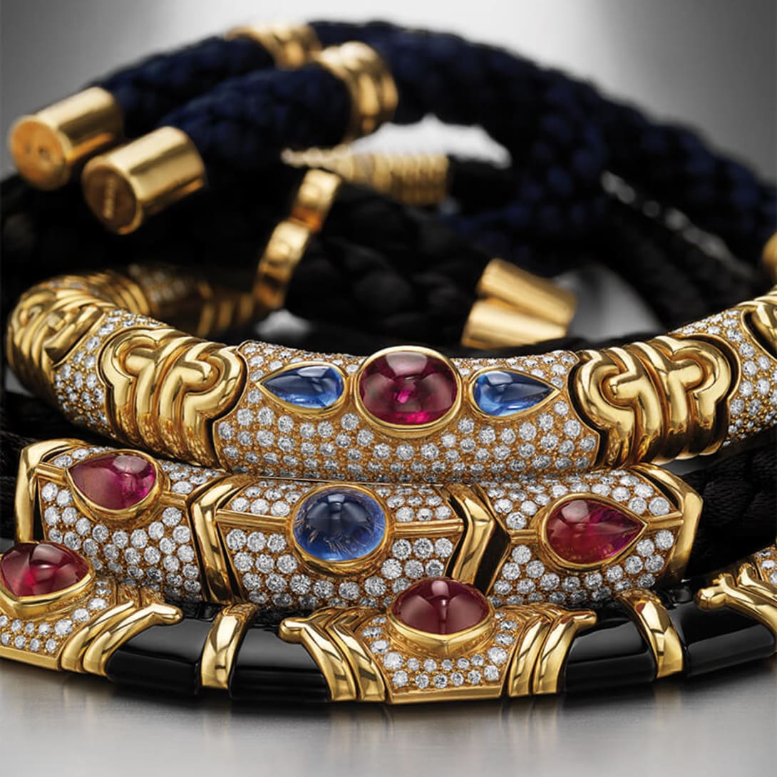 Materials image from Bulgari heritage collection