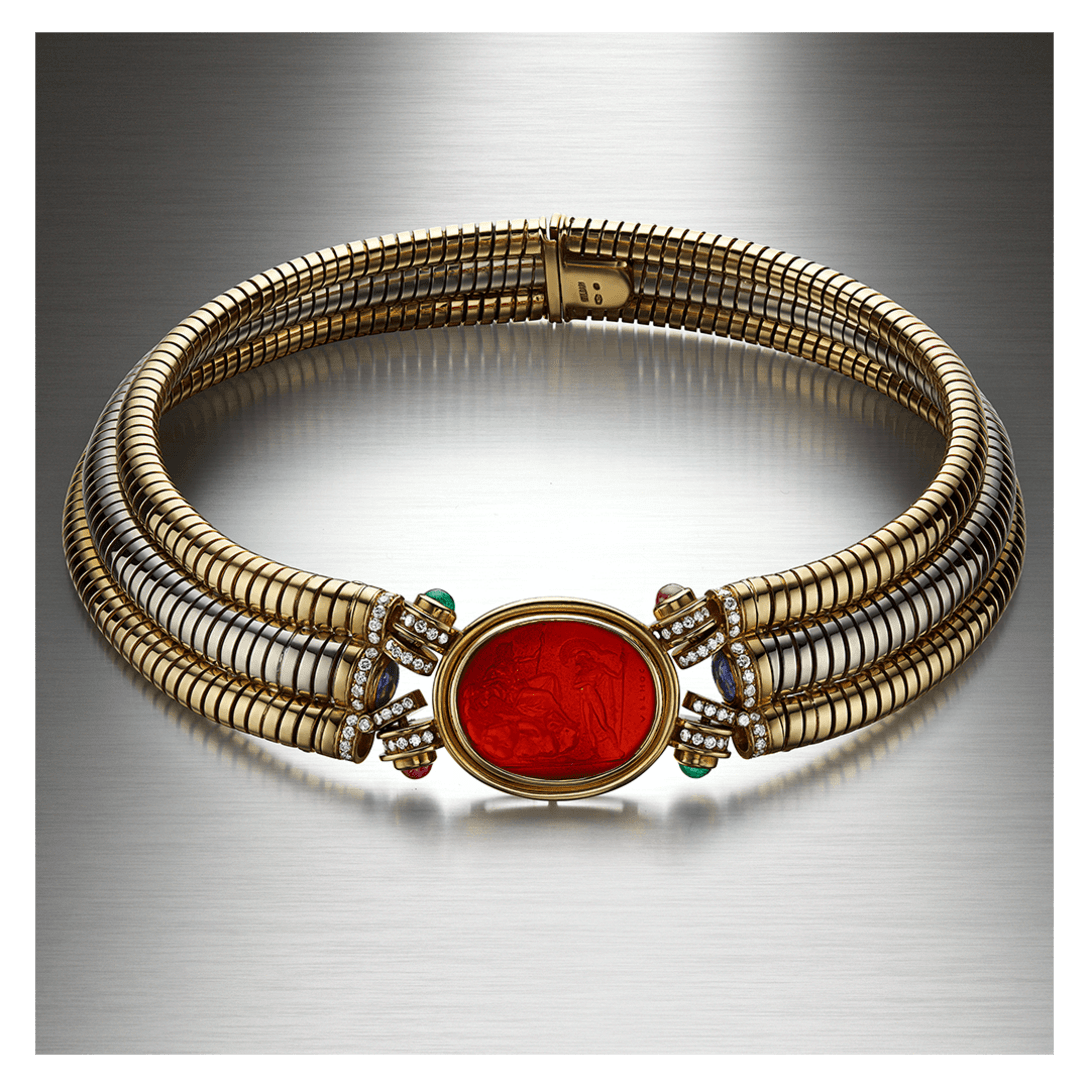 Materials image from Bulgari heritage collection