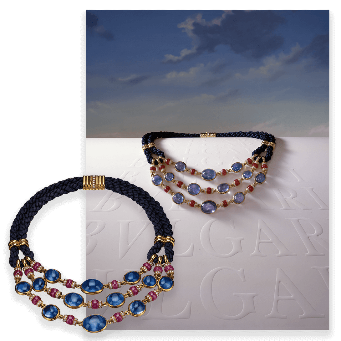 Materials image from Bulgari heritage collection