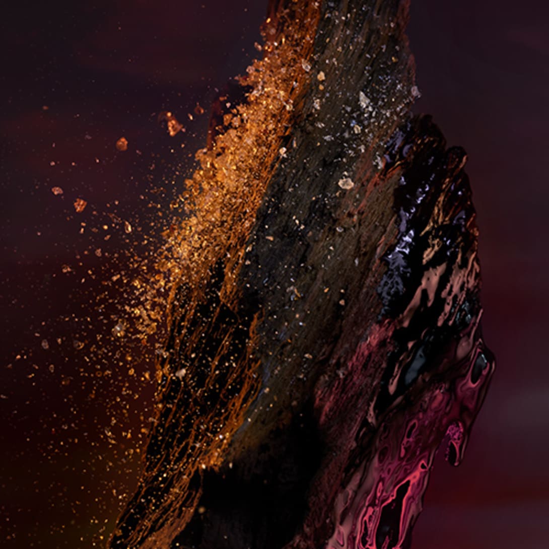 Creative shot of dark woods, one of the base notes of the Bvlgari Man in Black Eau de Parfum.