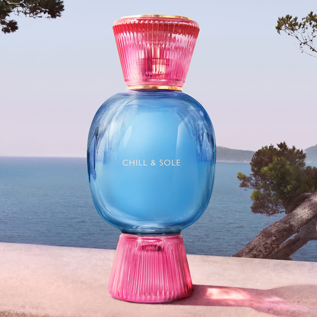 Bvlgari Allegra fragrance, creative shot.