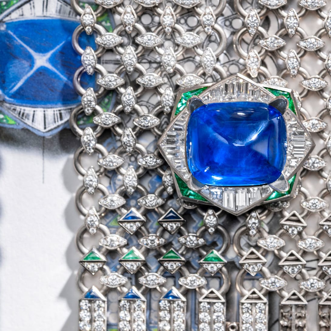 Making of the Cosmic Vault necklace, Polychroma High Jewellery collection.