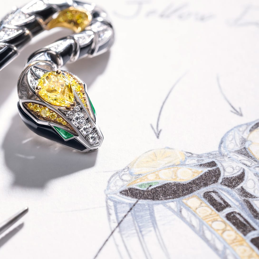 Making of Tanzanite Falls Necklace, Polychroma High Jewellery collection.