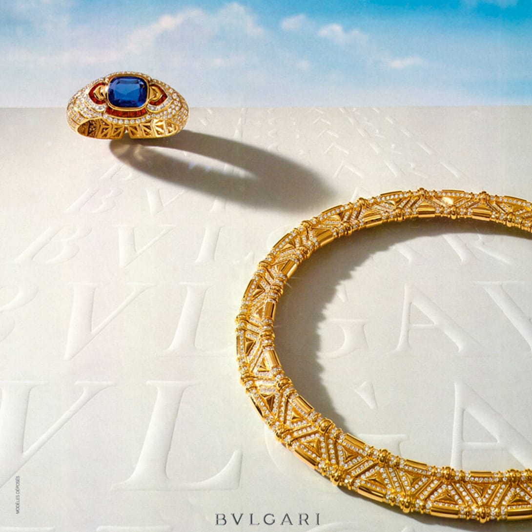 Picture rapresent Bvlgari creations.