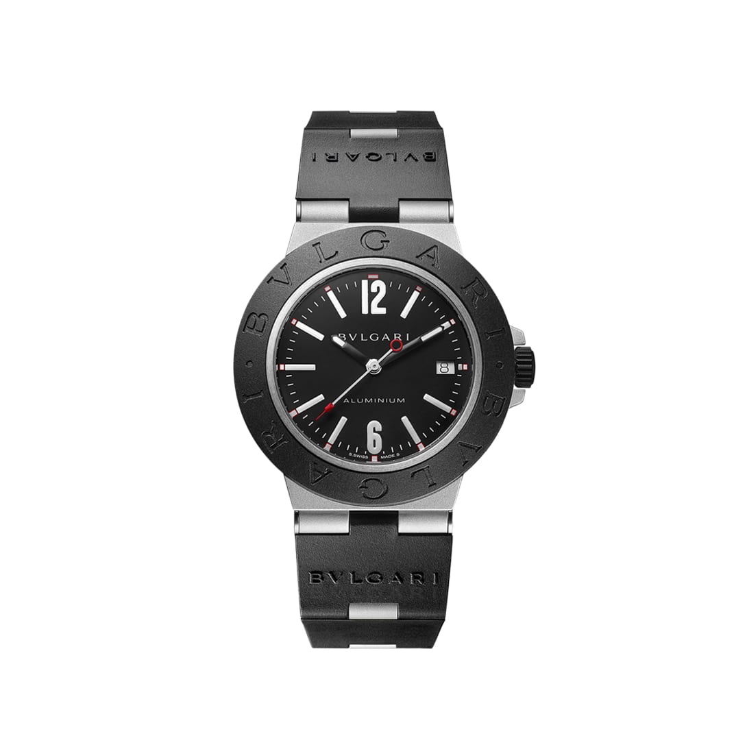 Bvlgari Aluminium watch with mechanical manufacture movement, automatic winding.