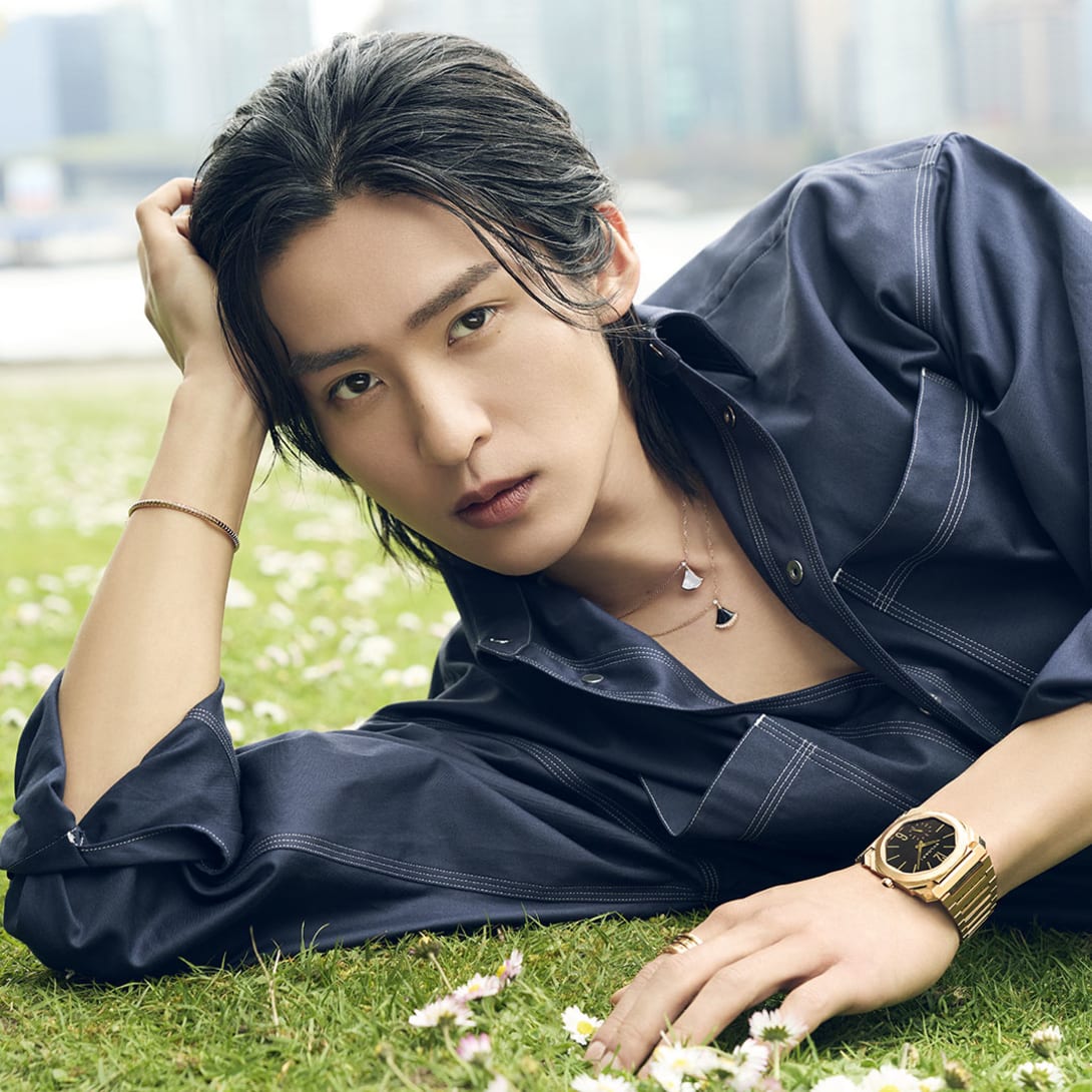 Bvlgari Ambassador Ren Meguro wearing Bvlgari jewels