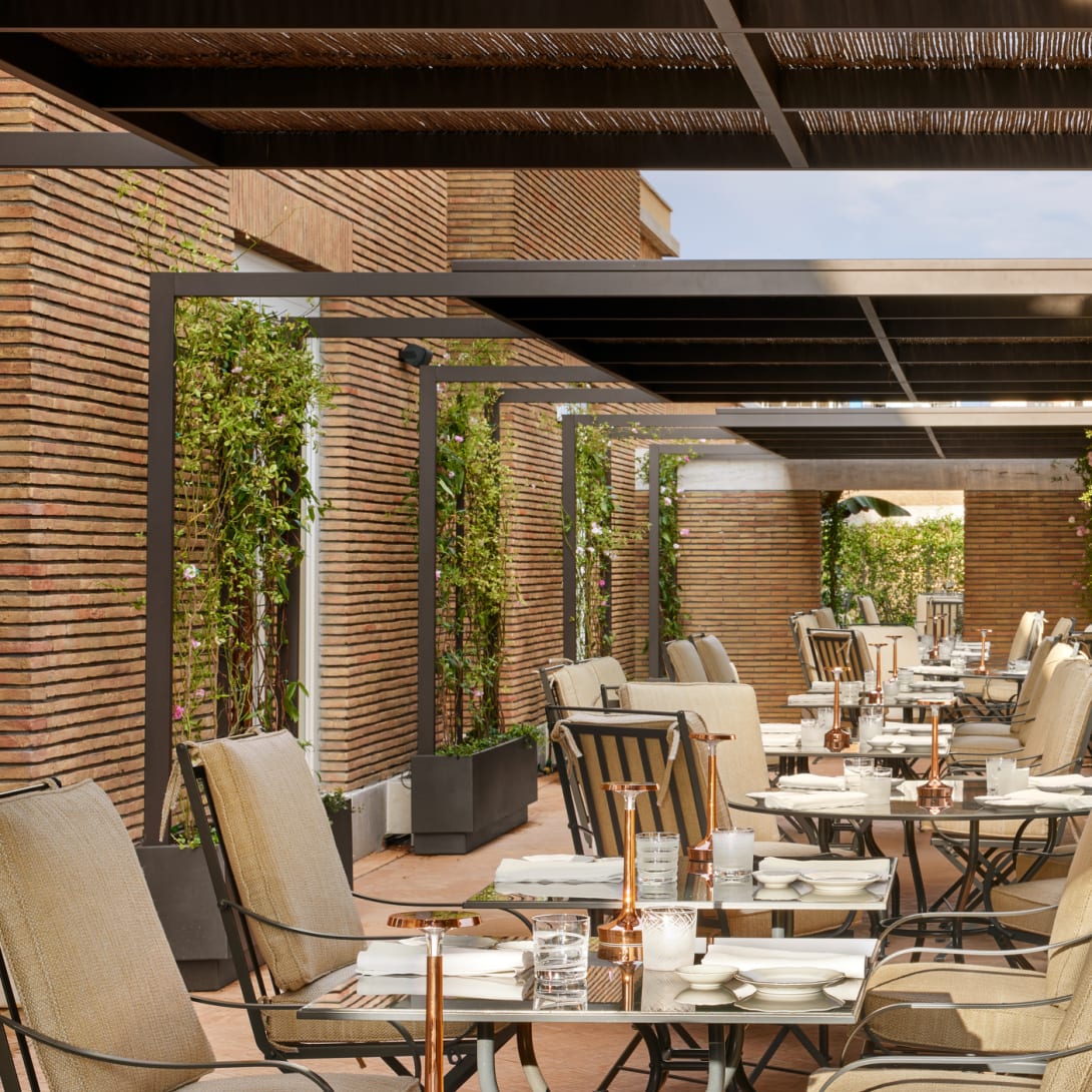 Image representing Il Ristorante - Niko Romito on a large outdoor terrace