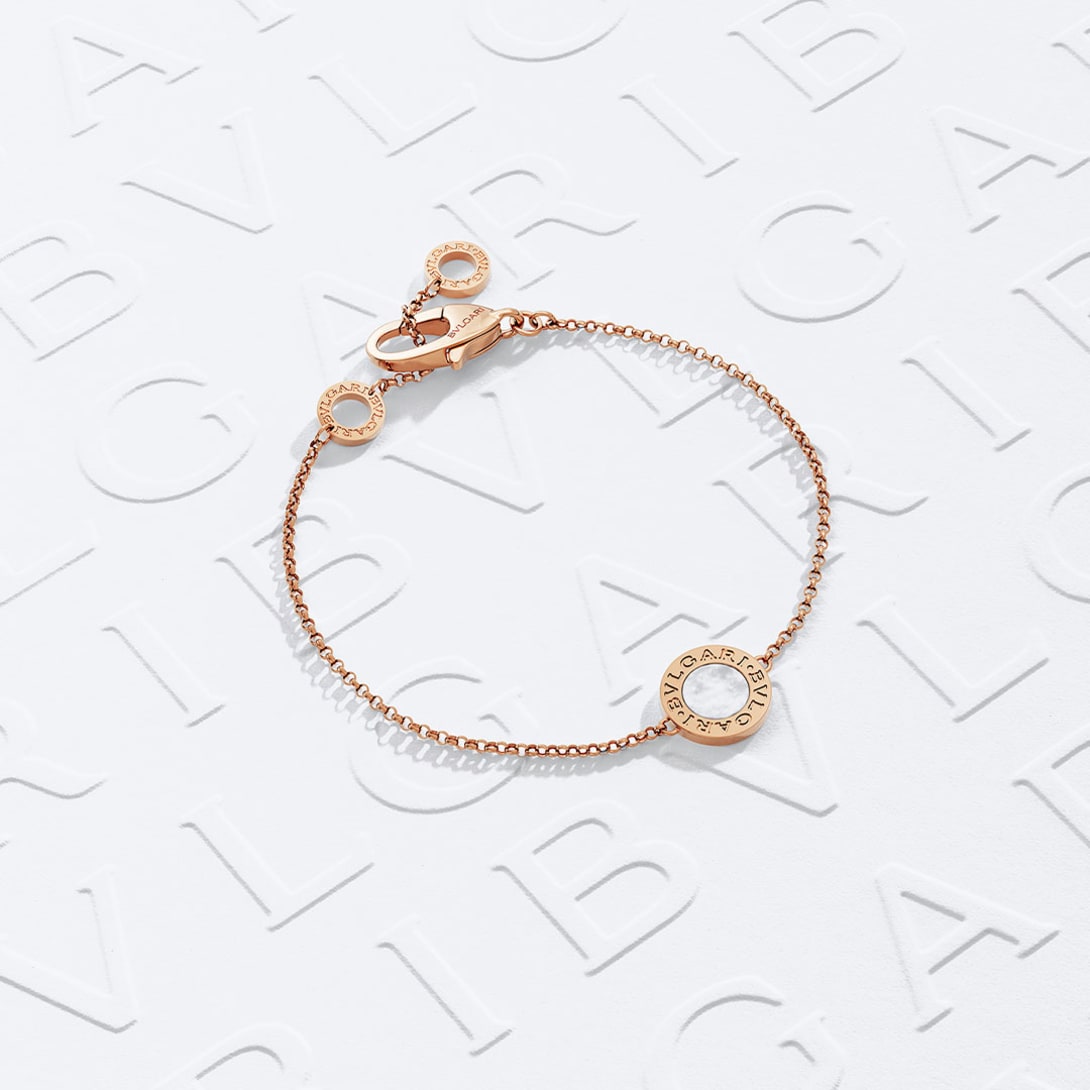 A still life showing Bulgari Bulgari bracelet.