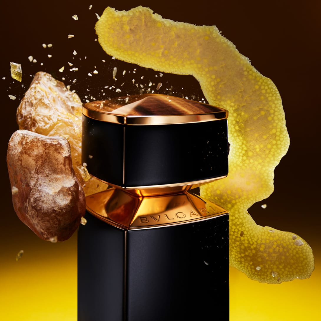 Creative shot of the Bvlgari Le Gemme Tygar Fragrance.
