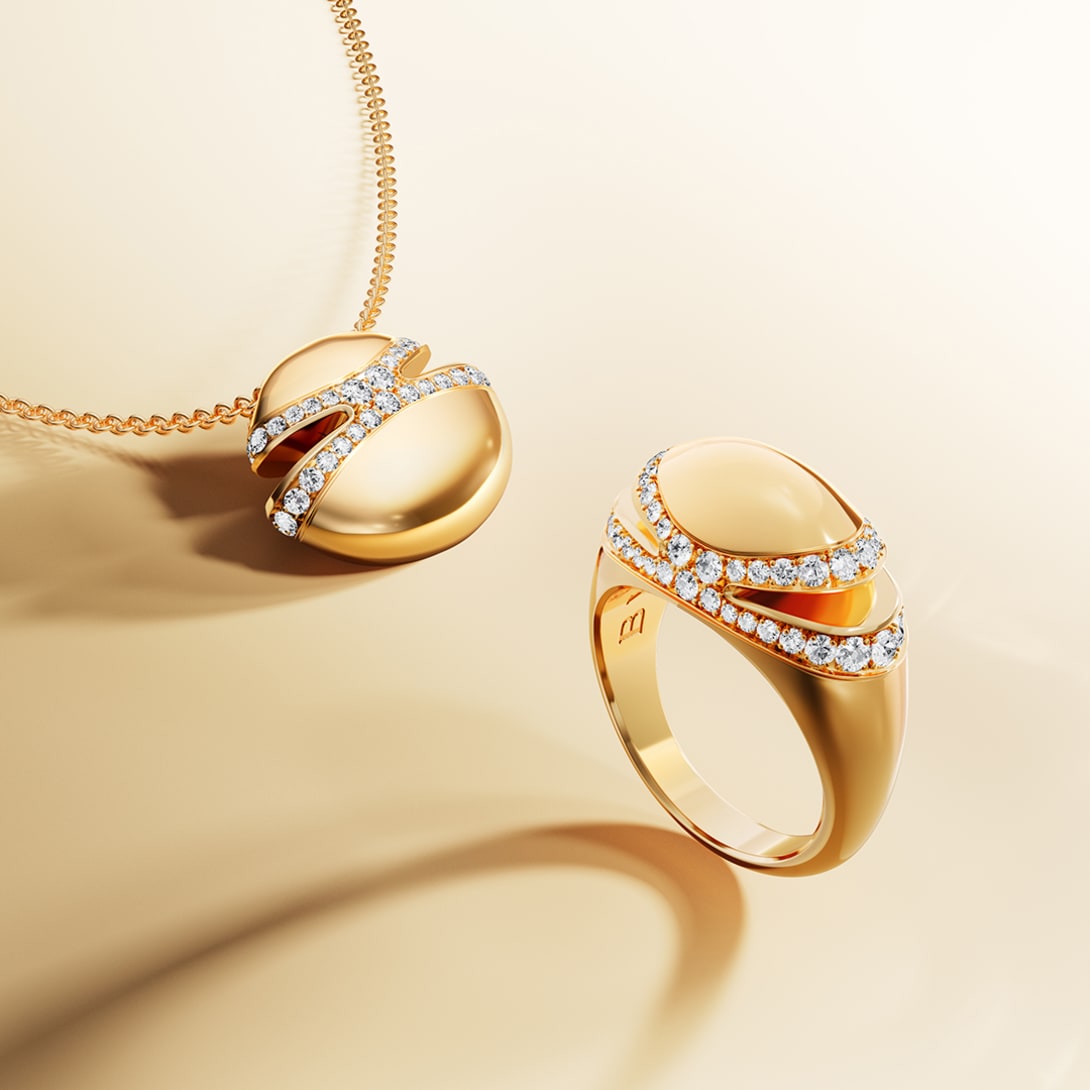 Bvlgari Cabochon jewellery.