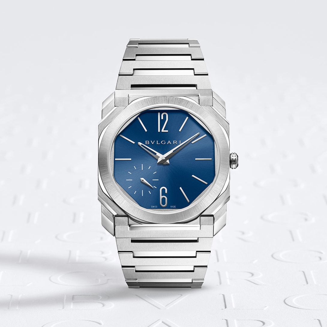 Octo Finissimo Automatic watch with mechanical manufacture movement.