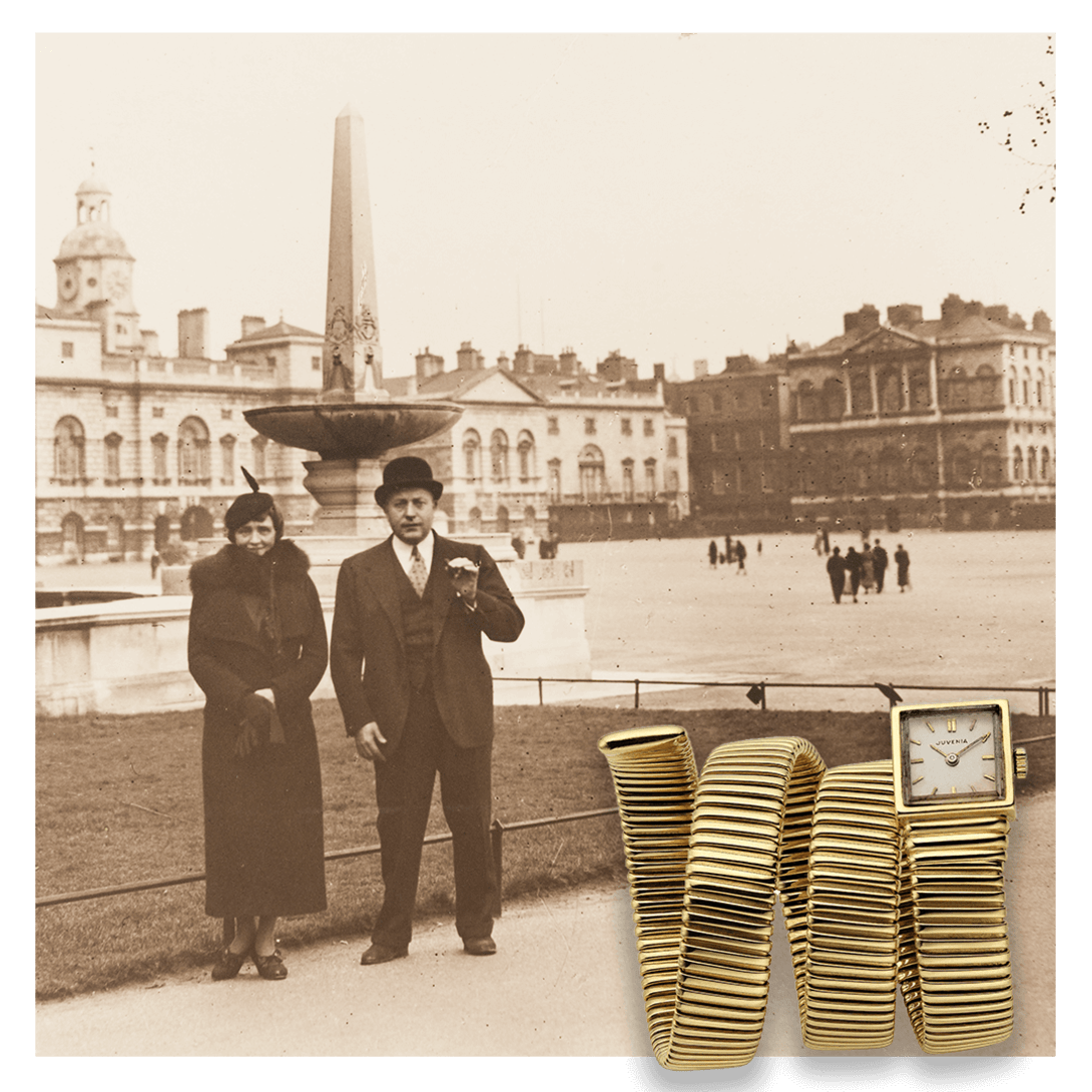 Image from the year 1940 of the Bulgari history.