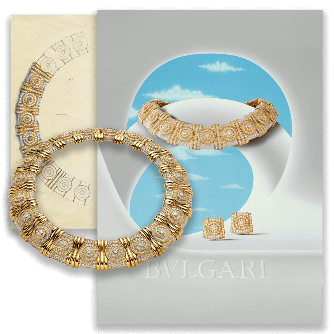 Image from the year 1980 of the Bulgari history.