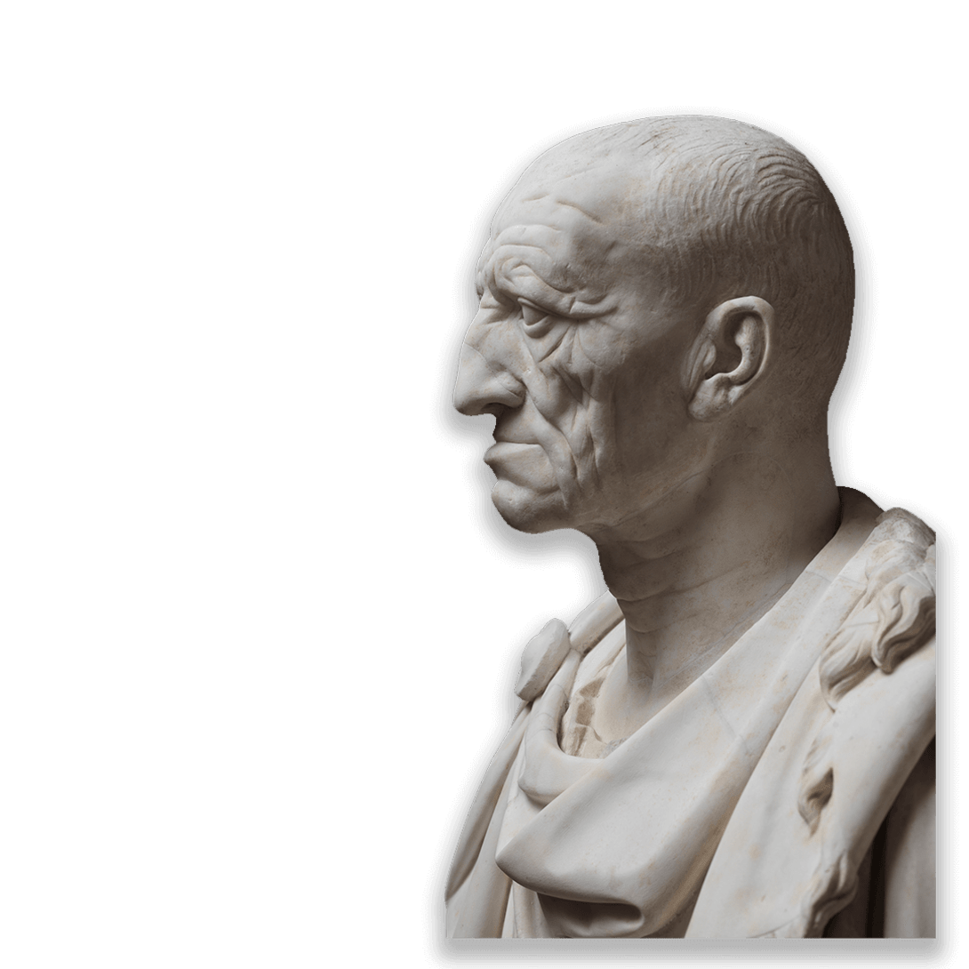 Marble statue of the Torlonia collection.