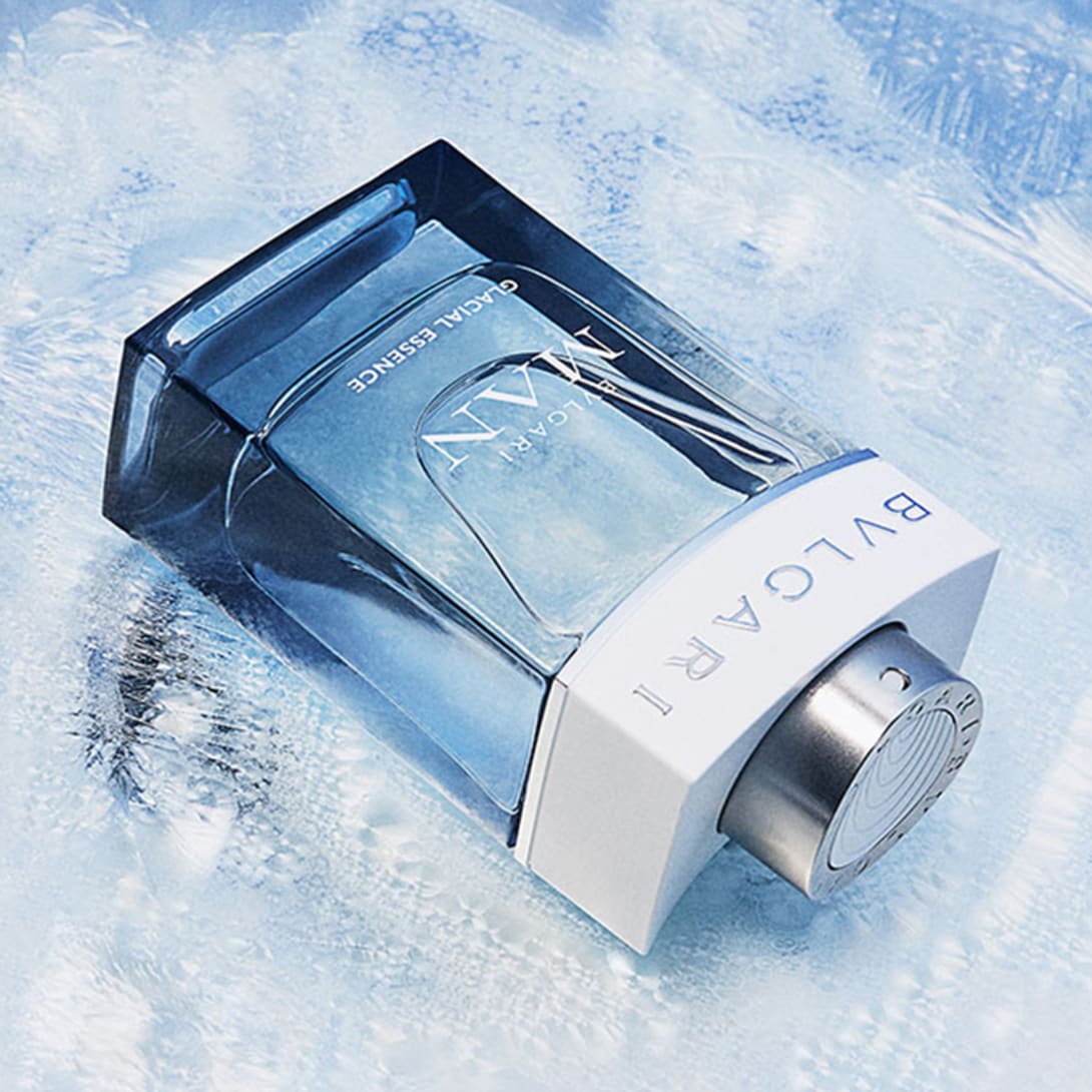 Bvlgari Man fragrance, creative shot.