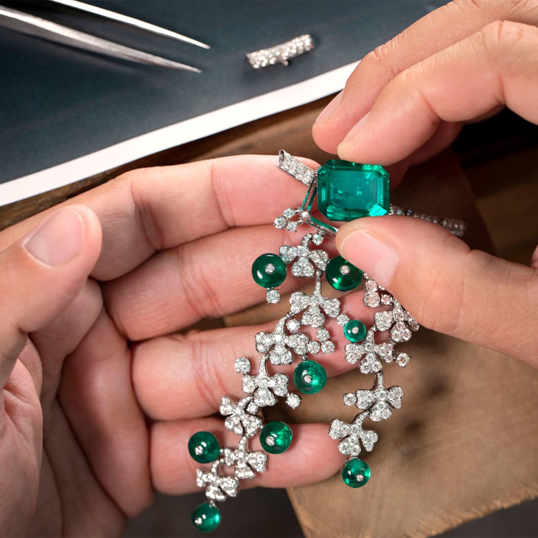 Image representing the craftsmanship of Bvlgari jewellery.