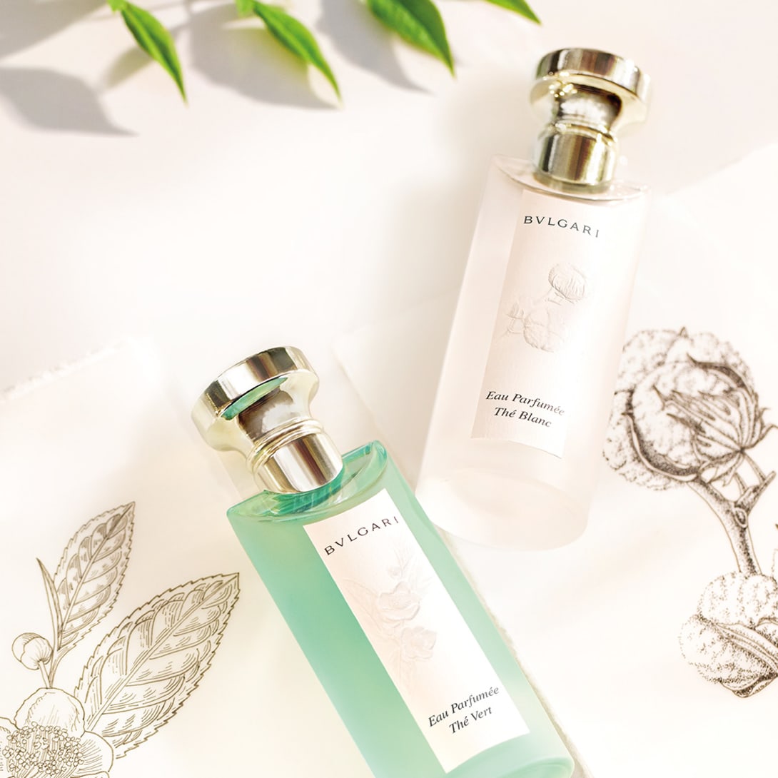Eau Parfumée Thé Vert and Eau Parfumée Thé Blanc