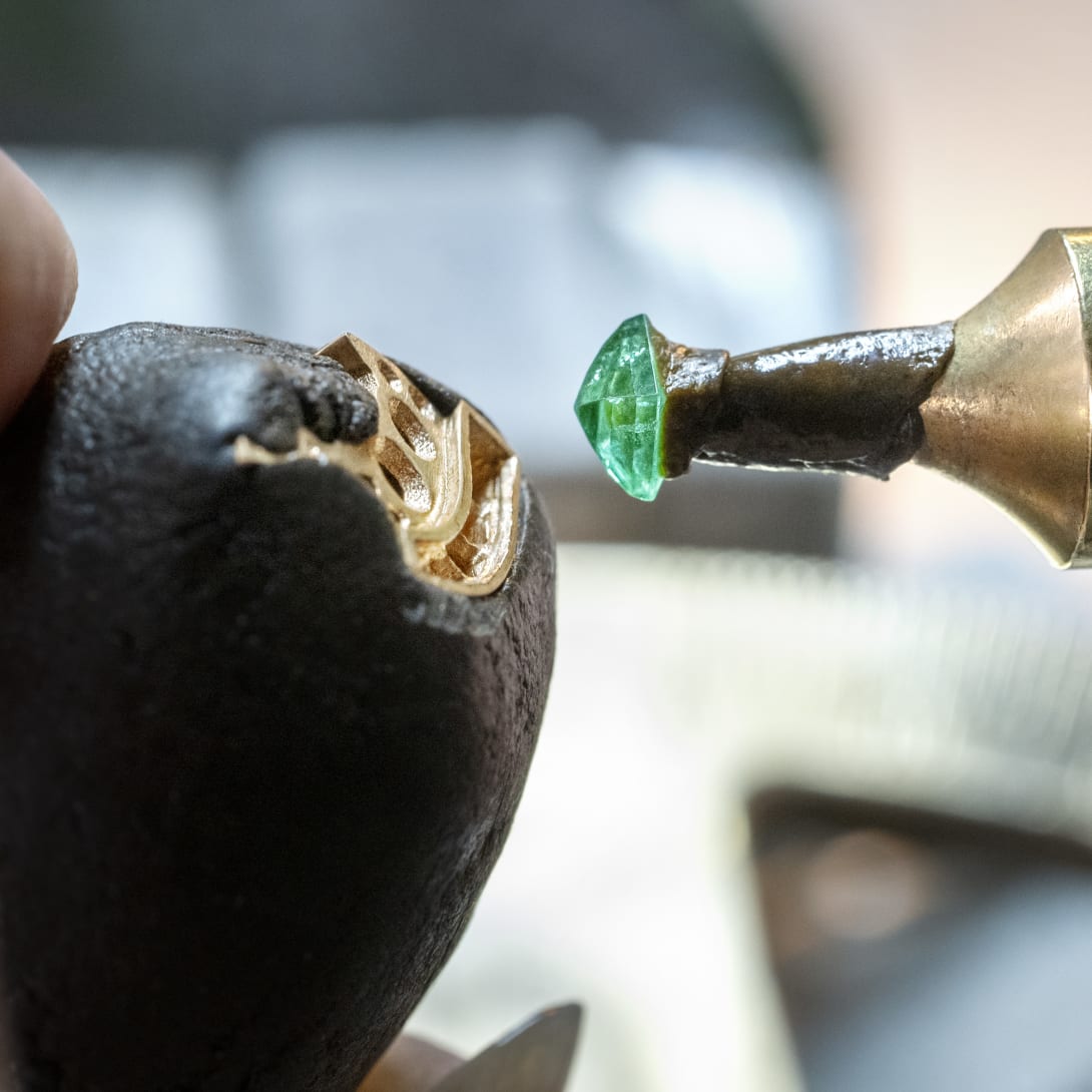 Making of Celestial Mosaic Necklace, Polychroma High Jewellery collection.