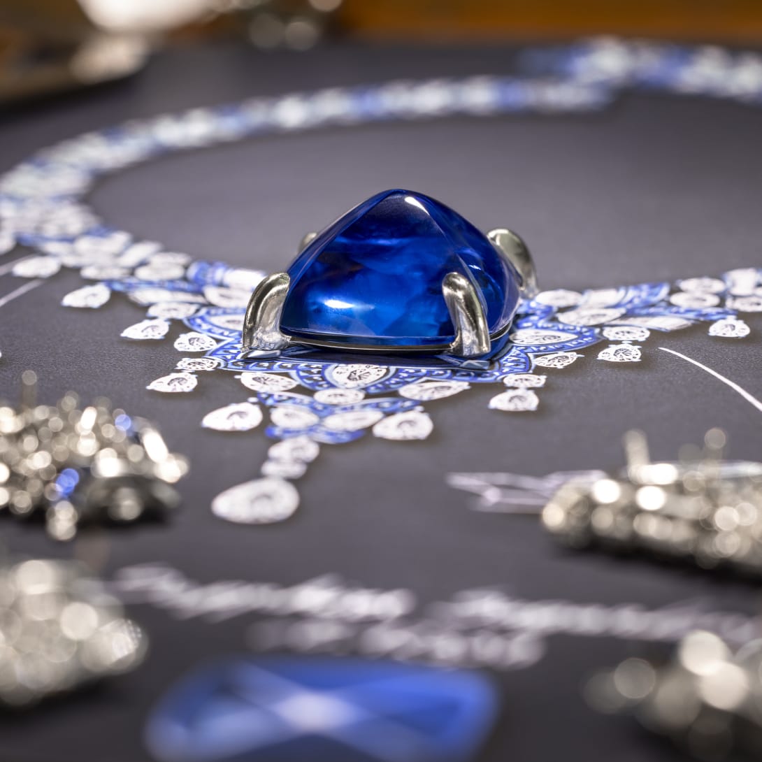 Making of the Cosmic Vault necklace, Polychroma High Jewellery collection.