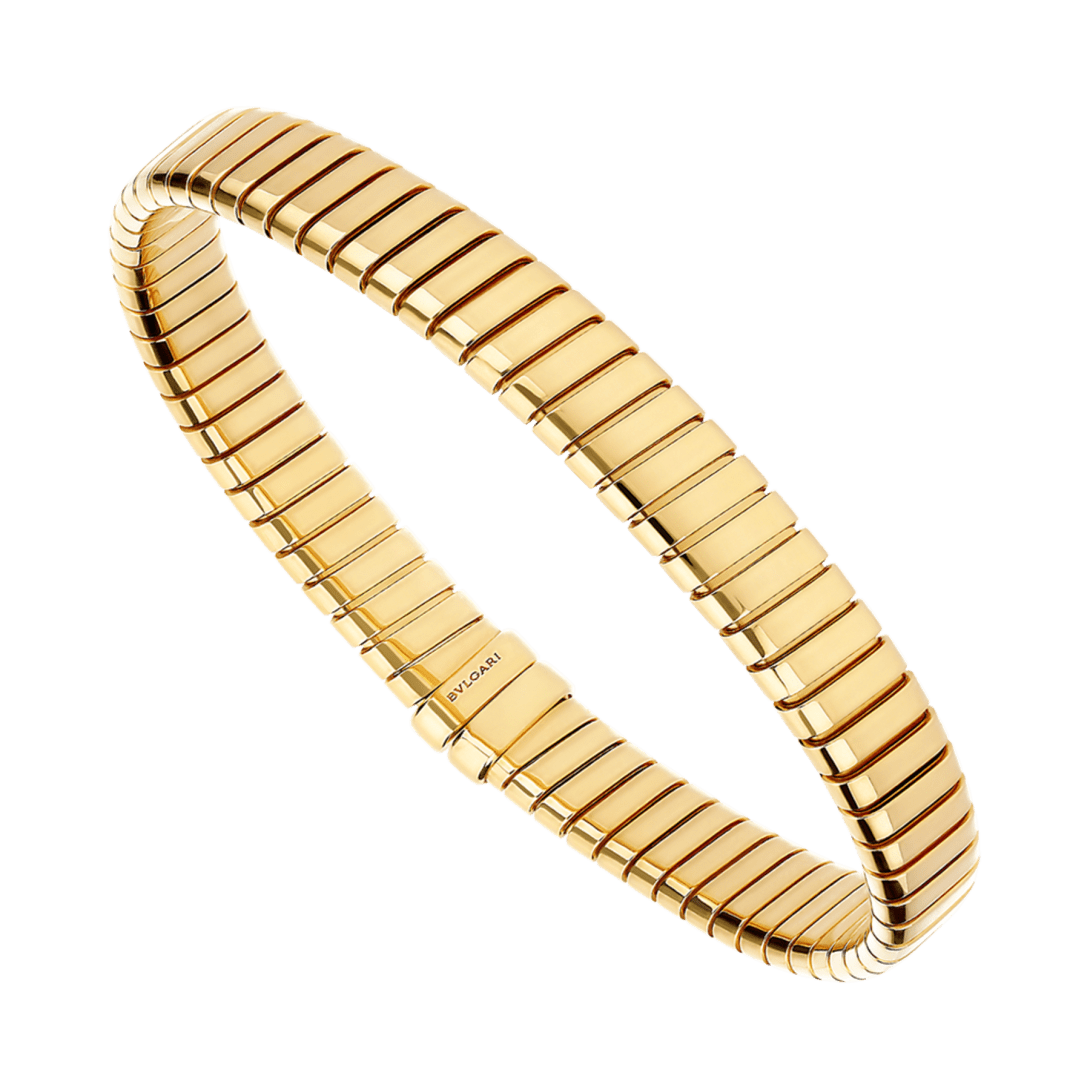 Bvlgari Tubogas 18 kt yellow gold bracelet.