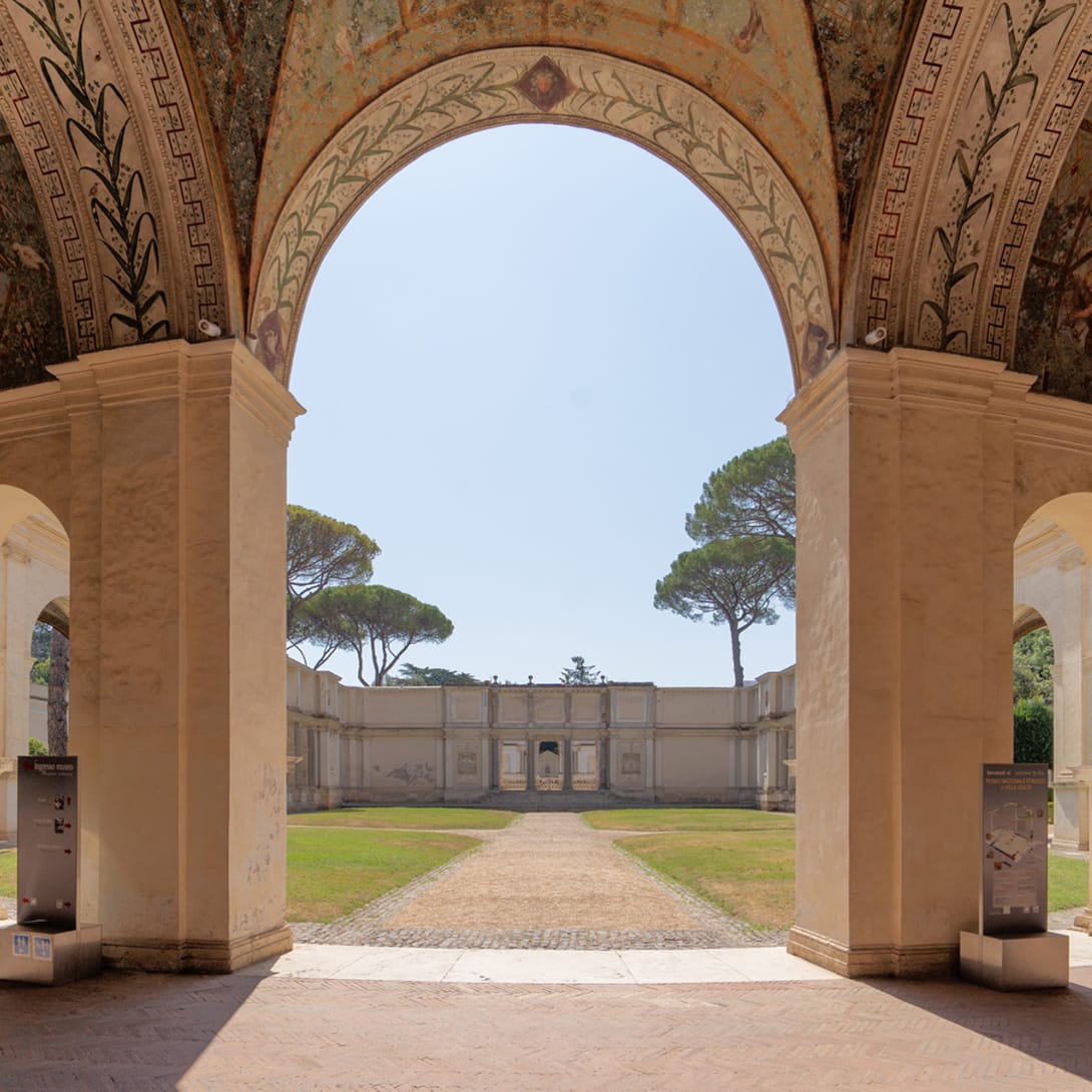 The National Etruscan Museum of Villa Giulia.
