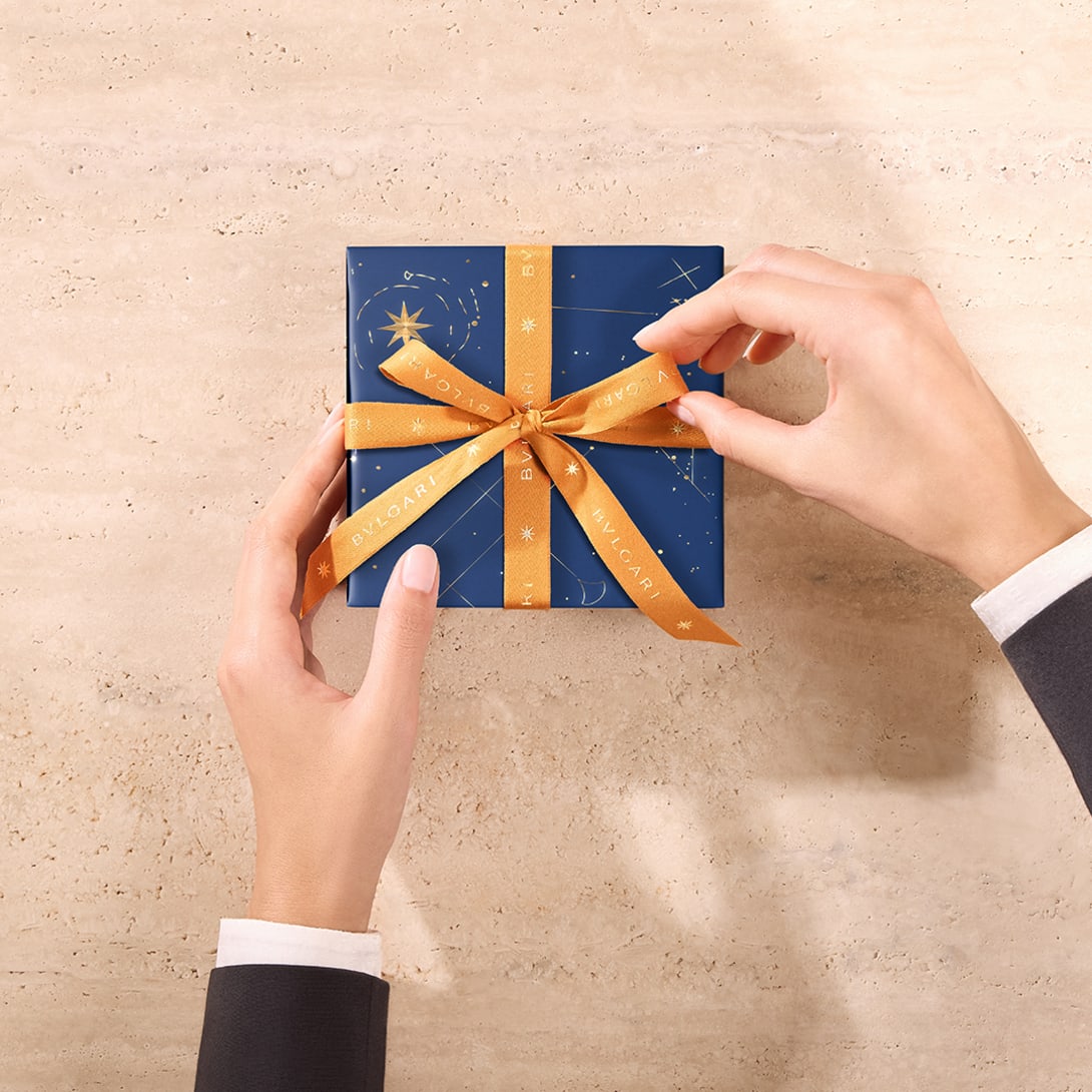 Picture representing Bvlgari packaging.