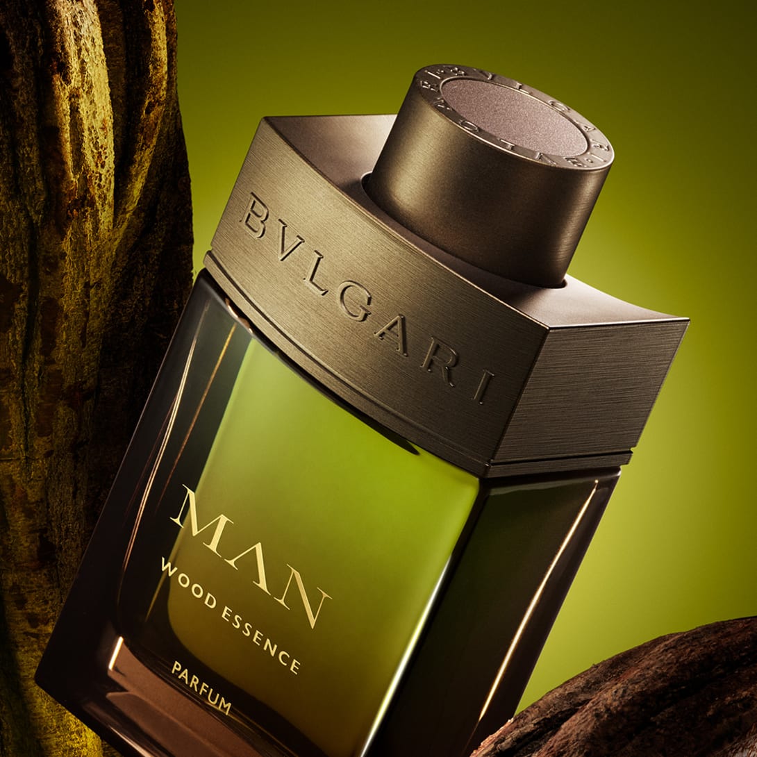 Man Wood Essence Parfum, creative shot.
