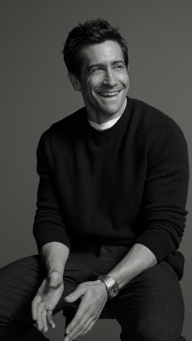 Bvlgari Brand Ambassador Jake Gyllenhaal wearing an Octo Finissimo watch