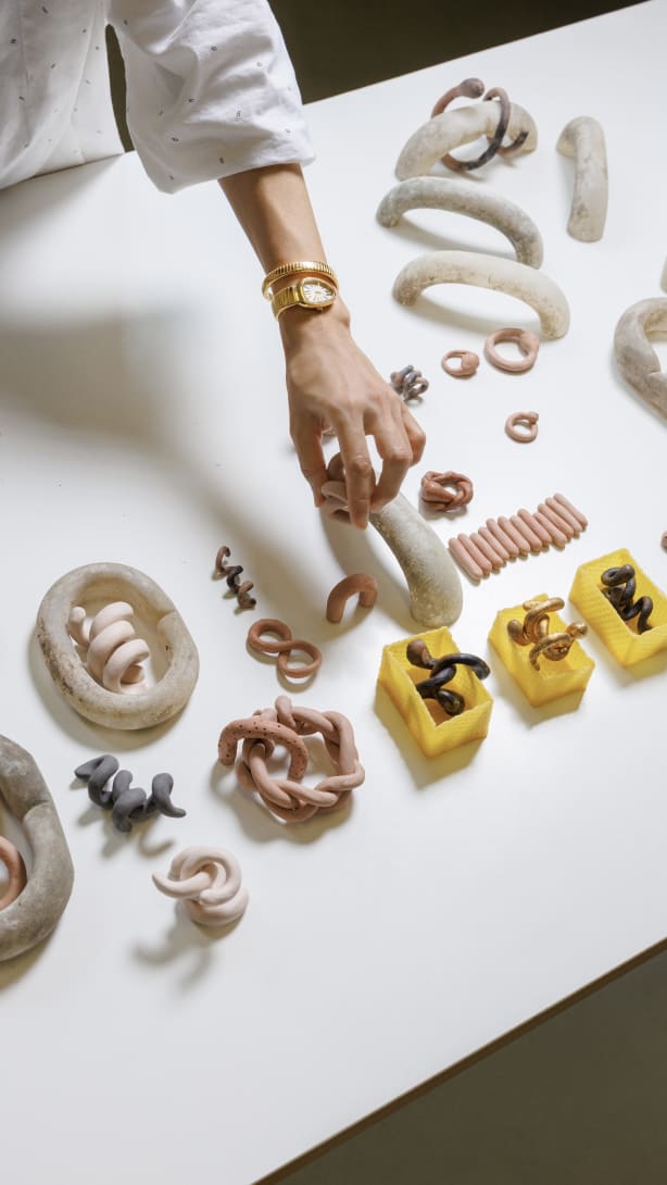 The art of craftsmanship in the Serpenti Installation New York.