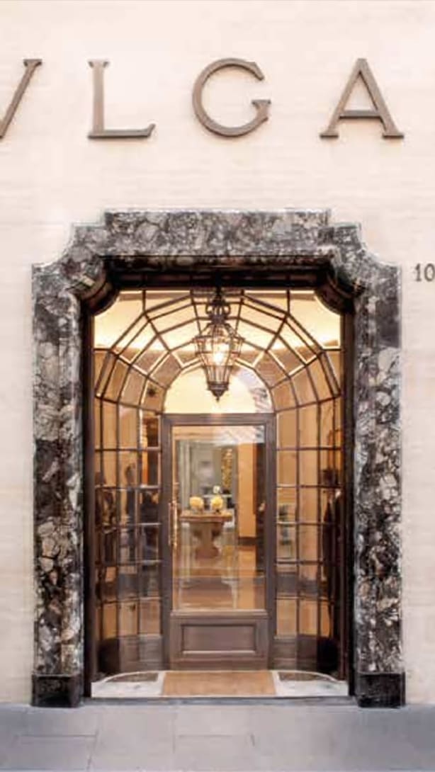 Bvlgari Flagship store in Rome.