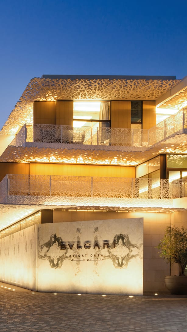 Picture representing the Dubai Bvlgari Hotel.