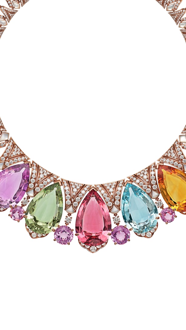 Chromatic Glory Necklace, Polychroma High Jewellery Collection.