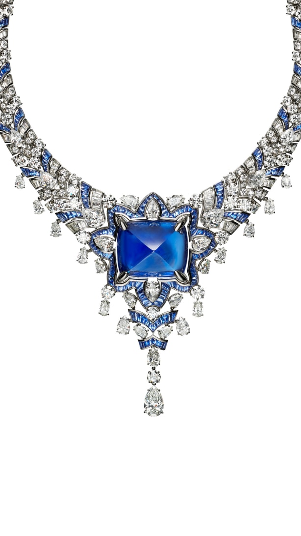 Cosmic Vault Necklace, Polychroma High Jewellery Collection.