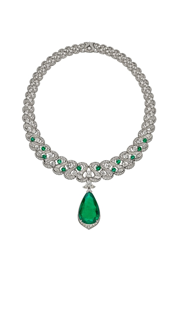 Emerald Exuberance Necklace, Polychroma High Jewellery Collection.